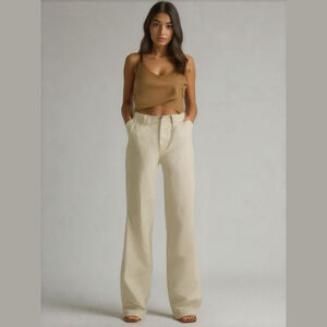Wild Fable Low Rise Flare Tan Pants 00